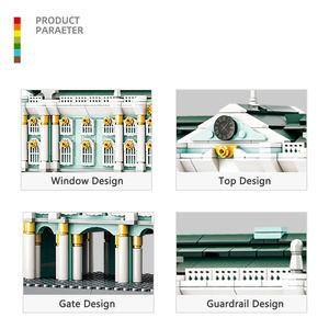 Wange 5244 Winter Palace Creative Assembly Block Bricks Model Kids Educational Building Block Set Plastic Collection Toy Juguete - Product Image 3