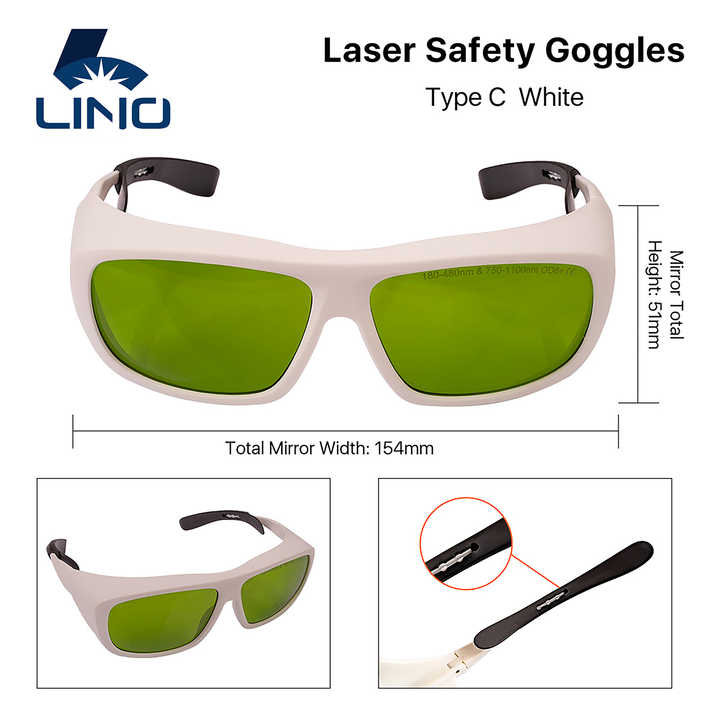 Safety Eye Protection Goggles 800~1100nm Laser Protective Glasses