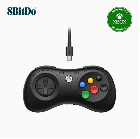 8BitDo M30 Gamepad Wired Controller for Xboxes Series X/S, Xboxes One, and Windows with 6-Button Layout - Officially Licensed