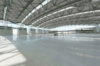 Entrepôt préfabriqué en acier à faible coût, hall en structure métallique, salle d'exposition préfabriquée, bâtiment industriel léger en structure métallique