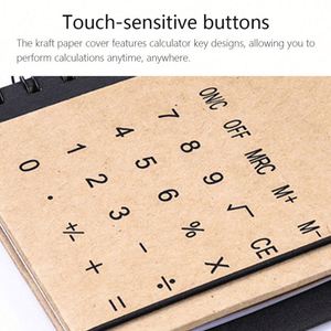 Customized A6 Spiral Bound Notebook Multifunction Electronic Calculator Pen Paper Cover Print Memo Pad <b>Sticky</b> <b>Notes</b> - Product Image 4