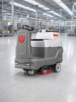CleanHorse ARES700 24V Mesin Penggosok Lantai Otomatis dengan Squeegee 1000mm untuk Restoran, Terowongan, Sekolah