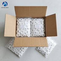 Gasket Komposit PTFE Virgin Anti-korosi dengan Kedap Gas Superior untuk Industri Petrokimia, Pasokan Stabil OEM/ODM Khusus