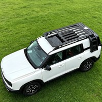 Plateforme de toit en aluminium BJ30 2024 2025 2026 avec échelle latérale et sac de rangement latéral pour 4x4 tout-terrain et Overlanding – Amélioration des accessoires extérieurs