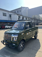 Camioneta Eléctrica de Lujo Changli 2024 con Volante a la Izquierda, Gran Oferta, Camioneta Eléctrica Mini de Cuero Multifunción Automática Hidráulica Oscura de China