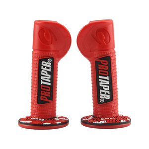 ZUQING Pro Taper Orange Throttle <b>Grips</b> Anti-Slip For Off-Road <b>Motorcycles</b> - Product Image 2