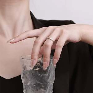 Anillo de Plata de Ley S925 con Moissanita, Anillo de Bodas - Product Image 3