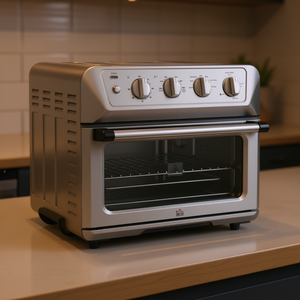 Horno de Convección de 21 Qt, 1800W, Acero Inoxidable, Freidora de Aire, Tostadora, Horno Inteligente de Sobremesa para Uso Doméstico, Control Mecánico - Product Image 2