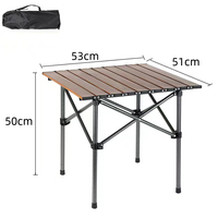 Bureau de camping en aluminium portable de haute qualité pour table pliante de pique-nique de plage en plein air avec sac de couverture