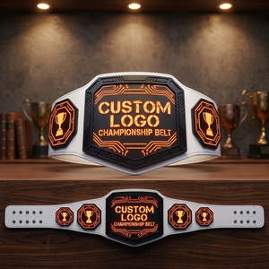 World Heavyweight <b>Wrestling</b> Championship <b>Belt</b> Grappling Taekwondo & Karate - Product Image 4