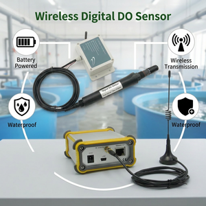Sensor digital inalámbrico de OD con registrador de datos y alerta móvil para la monitorización de la calidad del agua - Product Image 1