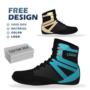 Nouveau modèle Chaussures de lutte professionnelles en cuir de haute qualité pour hommes Chaussures de sport respirantes pour femmes été hiver Prix de gros bon marché - Product Image 6