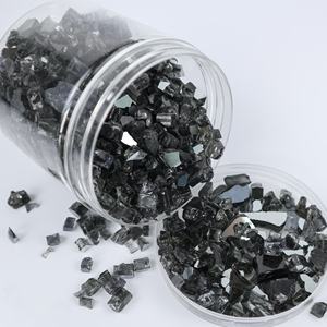 Pietre di Vetro Colorate Riflettenti da 1/2 Pollice per Caminetto, Vetro Temperato per Braciere <span class=keywords><strong>a</strong></span> <span class=keywords><strong>Gas</strong></span>, Ecologico e ad Alta Resistenza per Esterni - Product Image 2