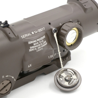 Bravo Optics DR 1.5-6x50 portée de prisme tactique vue variable 1.5-6x grossissement avec marquage complet montage à dégagement rapide