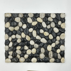 Wholesale High Polished White River Pebble Stone Mosaic Tile for <strong>Pool</strong> <strong>Hall</strong> Bathroom Kitchen Garden Home <strong>Decorations</strong> - Product Image 3