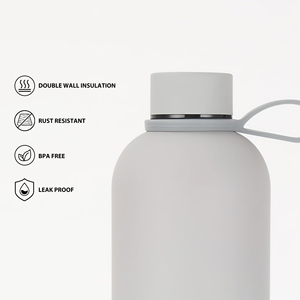 Wholesale in Stock Double Wall <b>Insulated</b> Drink Bottle Tumbler 500ml Vacuum Flask Stainless Steel Cup Thermal Water Bottle - Product Image 4