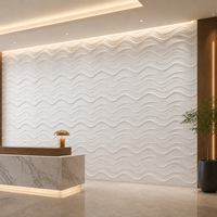 Panel de Pared de PVC con Relieve Enmarcado, Revestimiento de Pared de Lujo para Hoteles WYRAX