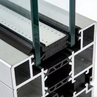 Ventana Abatible de Aluminio con Doble Vidrio, Serie 113, de Lujo, Antirrobo y a Prueba de Intrusos, para Residencias y Villas de Alta Gama