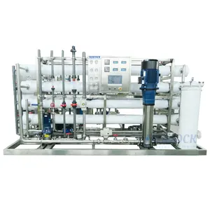 น้ําทะเล RO เมมเบรนเครื่อง 150T Reverse Osmosis ระบบกรองน้ําเคาน์เตอร์ 12000 LPH เครื่องดื่มน้ํากรอง