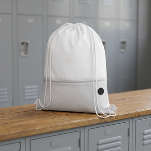 Borsa con Coulisse da 5L Senza Marchio, Modello 120487-7, Personalizzabile con Logo, Fodera in Tela, Cordoncino in Rete, Impermeabile per Uso Esterno e Regalo - Product Image 3