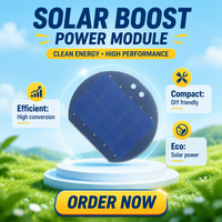 Guirlandes lumineuses solaires d'extérieur, panneau solaire étanche, module solaire SMT 40*40mm tout noir type N pour éclairage de chemin, décoration de jardin LED