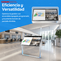 Kiosque interactif d'orientation intérieur avec SDK, terminal de navigation intelligent en arabe pour bâtiments commerciaux (verre et métal)