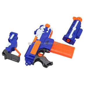 Pistola eléctrica <span class=keywords><strong>de</strong></span> balas blandas, pistola ametralladora <span class=keywords><strong>de</strong></span> tiro <span class=keywords><strong>de</strong></span> largo alcance, funcionamiento con batería, <span class=keywords><strong>dardos</strong></span> <span class=keywords><strong>de</strong></span> espuma, disparador <span class=keywords><strong>de</strong></span> juguete - Product Image 2