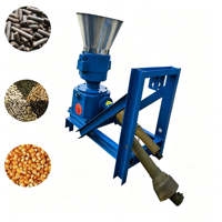 Machine à fabriquer des granulés d'aliments pour animaux de 150-200 kg/h pour les fermes et l'usage domestique, machine à granulés d'aliments pour volailles, équipement de traitement des aliments pour animaux