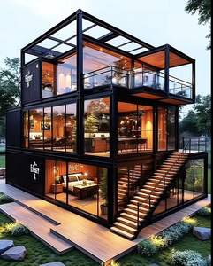 친환경 내구성 강철 조립식 분리형 적층형 플랫 팩 컨테이너 하우스 (빌라, 사무실 및 아파트용) - Product Image 6