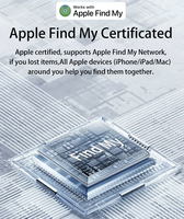Étanche Google apple Android Find My Device GPS Tracker Mini Pet Locator Finder Key Wallet Card Bag Anti Lost Air Tag Device