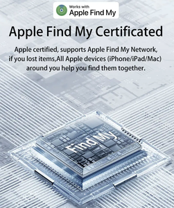 Dispositivo Rastreador GPS Impermeable Compatible con Google, Apple y <span class=keywords><strong>Android</strong></span> Find <span class=keywords><strong>My</strong></span> <span class=keywords><strong>Device</strong></span>, Mini Localizador para Mascotas, Buscador de Llaves, Cartera, Tarjeta y Bolso, Dispositivo Anti-Pérdida Tipo Air Tag - Product Image 6
