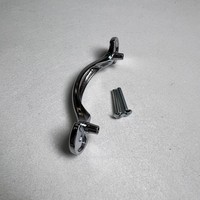 Poignées de meuble vintage européennes sculptées en forme d'arche, en alliage de zinc, multicolores, finition mate/polie, pour armoires et tiroirs