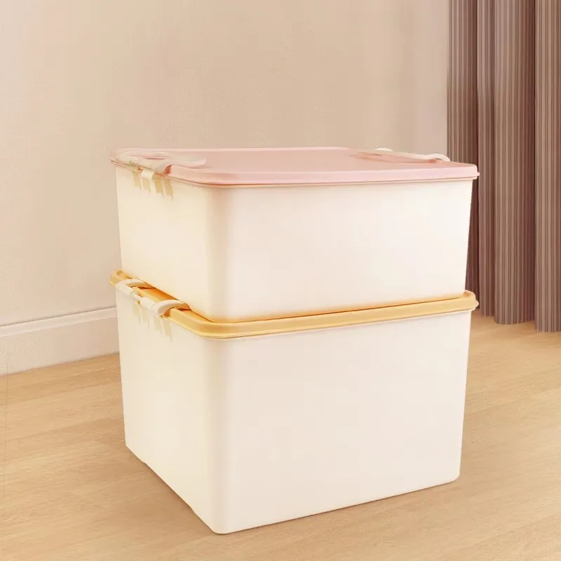 Factory collapsible storage bin organizer box for sundries plastic storage containers with lids