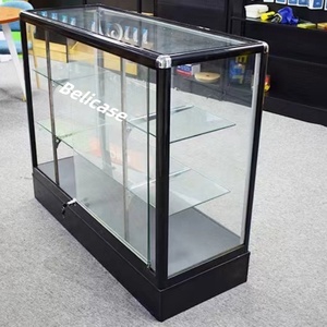 Vitrina <span class=keywords><strong>de</strong></span> <span class=keywords><strong>Vidrio</strong></span> para Tienda <span class=keywords><strong>de</strong></span> Móviles o Tienda <span class=keywords><strong>de</strong></span> Cigarrillos con Marco <span class=keywords><strong>de</strong></span> <span class=keywords><strong>Aluminio</strong></span> <span class=keywords><strong>y</strong></span> Luz, en Oferta - Product Image 2