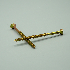 Tornillos Autorroscantes con Recubrimiento de Zinc Amarillo Personalizables para Herrajes de Puertas y Ventanas, Construcción de Edificios - Product Image 3