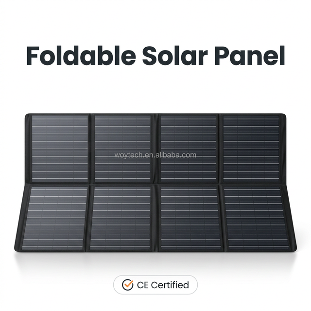 400W Foldable Portable Monocrystalline Solar Panel Waterproof N-Type High Efficiency Solar Charger Camping RV Off-Grid