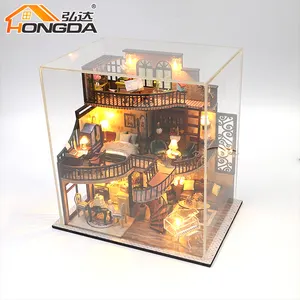 Hongda Promotion gift New Year gifts easy assemble miniature items for students with figurine