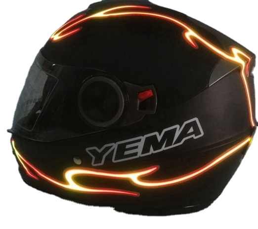 bike helmet tape MotoEquip Reflective Kit The stickers are suitable for almost all smooth and clean surfaces of the vehicle Reflective Black Sticker Tape For