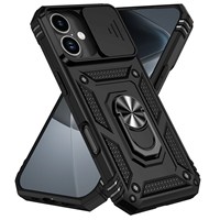 Coque de protection pour appareil photo PC+TPU pour iPhone 17 16 15 14 13 Pro Max