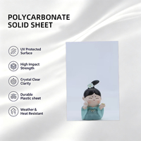 Plaque solide en polycarbonate opale moderne de 3 mm, 4 mm, 5 mm, longueur standard de 3000 mm, panneau de diffusion givré pour éclairage LED, écologique 5