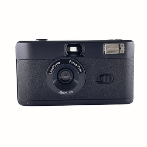 Nhựa Cố Định Tập Trung Của Nhãn Hiệu Cổ Điển Tinh Khiết Màu Mini 35Mm Tái Sử Dụng Phim Máy Ảnh Ngay Lập Tức Máy Ảnh Với Đèn Flash - Product Image 1