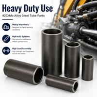 Pièces de tubes en acier allié 42CrMo, découpe sur mesure, usinage CNC, composants haute résistance pour utilisation industrielle, services de perçage