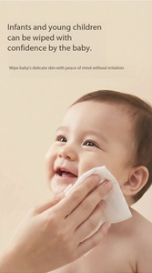 Toallitas Húmedas para Bebés Extra Suaves y Ecológicas para la Limpieza del Rostro y Cuidado de la Piel de las Manos - Producción Profesional de Fábrica al por Mayor - Product Image 2