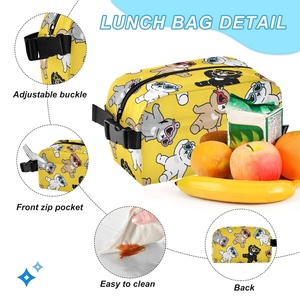 Feifeiyu Fashion Design Custom Doughnut Design <b>School</b> <b>Backpack</b> Lunch Cool Bag Set for Children - Product Image 5