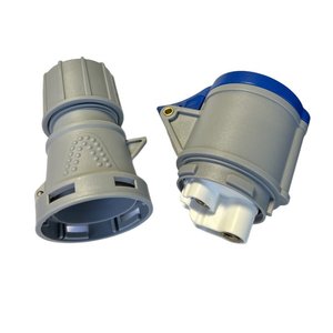 Presa Industriale CEE a 3 Poli 16A 6H 220-250V 2P+T IP44 1P+T 1P+N 1P+E 1P+X 1P+Y 1P+Z 1P+U 1P+V 1P+W 1P+S 1P+R 1P+Q 1P+O 1P+N 1P+M - Product Image 1