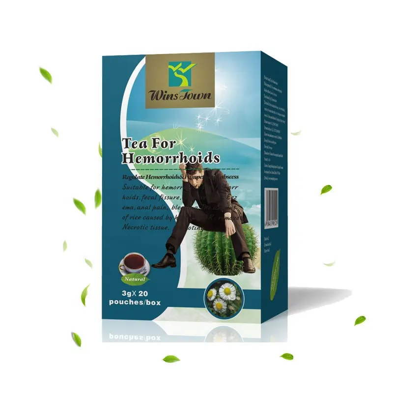 Private label Hemorrhoids green Tea bags custom organic Natural Herbal Tea for instant