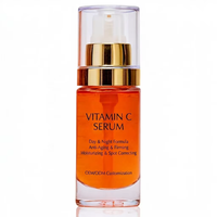 Sérum antioxydant à la vitamine C personnalisable, anti-âge, hydratant, éclaircissant, pour tous types de peau