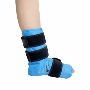 Benutzer definierte wieder verwendbare Eis beutel Cool Hot Therapy Wrap Schmerz linderung Fuß stütze Verletzung Wiederherstellung Wärme kühlung Gel Pack Knöchel Ice Pack Wrap