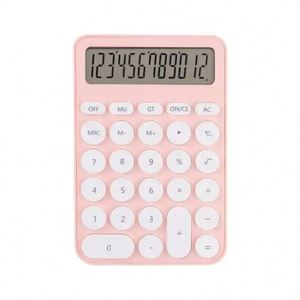 Calculadora de Escritorio Personalizada con Pantalla LCD, Color Azul y Rosa, de Plástico, con Doble Alimentación, de 8/12 Dígitos - Product Image 2