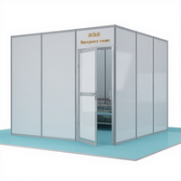 Pièce en aluminium modulaire provisoire d'isolement de cabine de schéma de Shell de profil pour l'hôpital et le pavillon